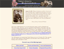 Tablet Screenshot of 28thwisconsin.com